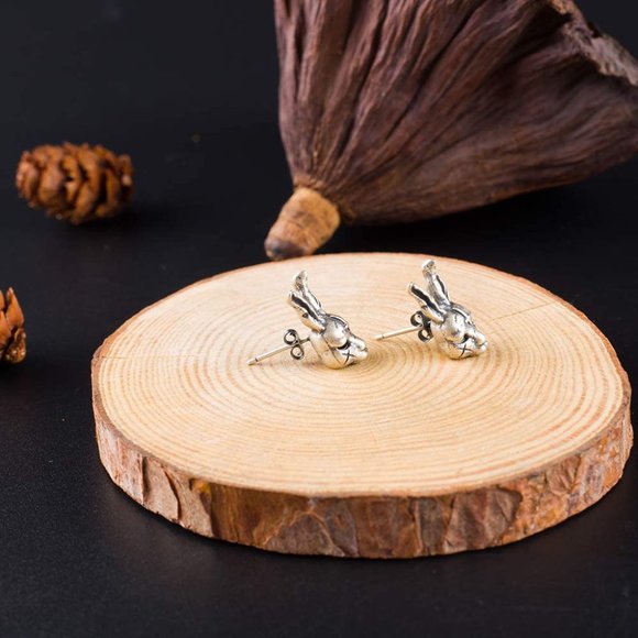 Punk Bikers Stud Earrings - Picture 6 of 7